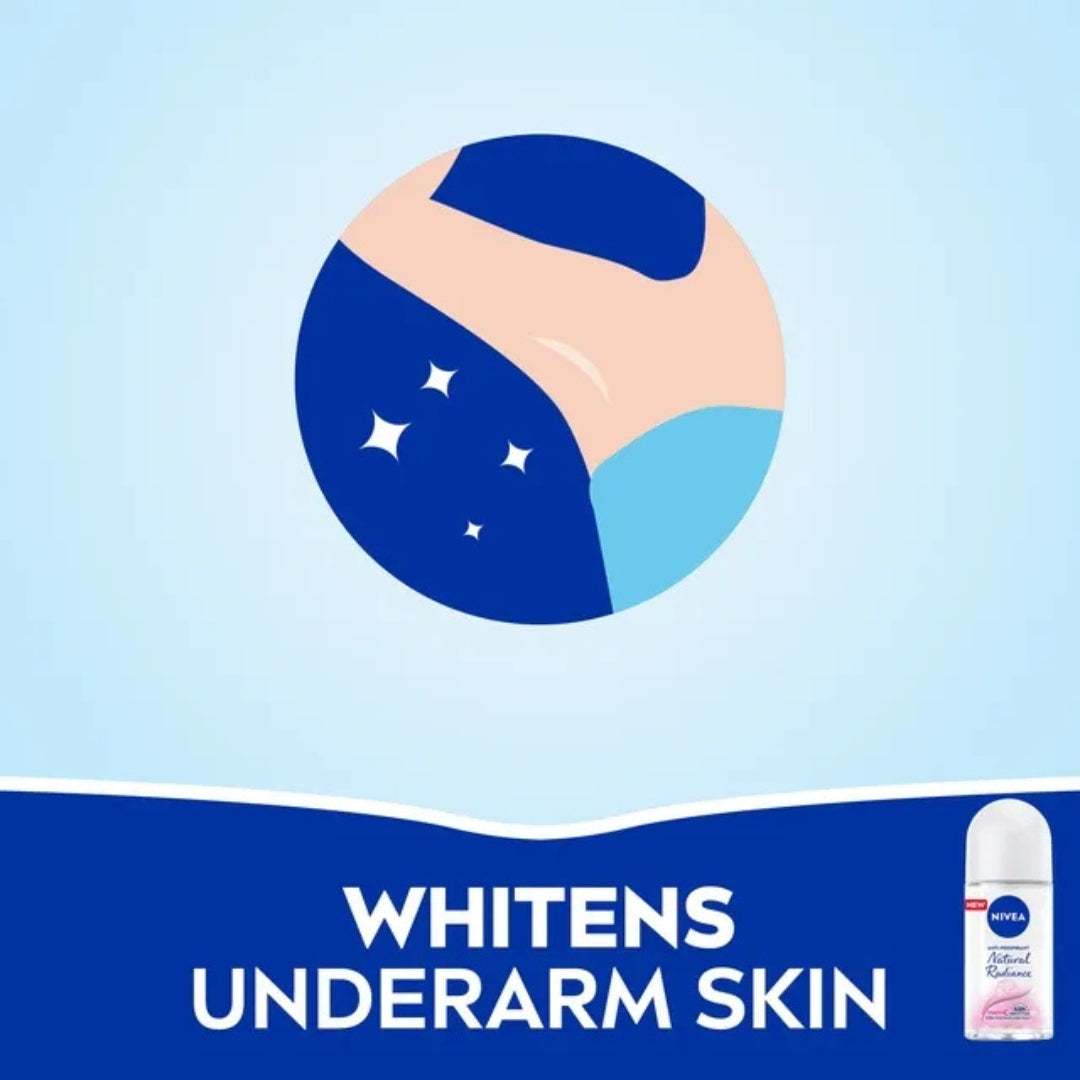 Nivea Natural Radiance Antiperspirant Roll-On 50ml