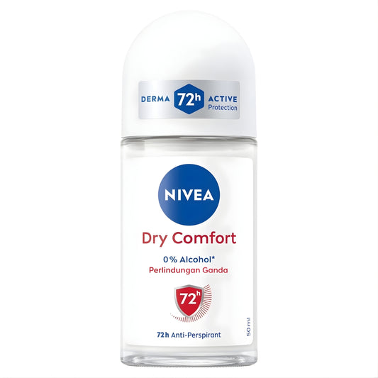 Nivea Dry Comfort Dual Protect 72H Roll-On Deodorant 50ml