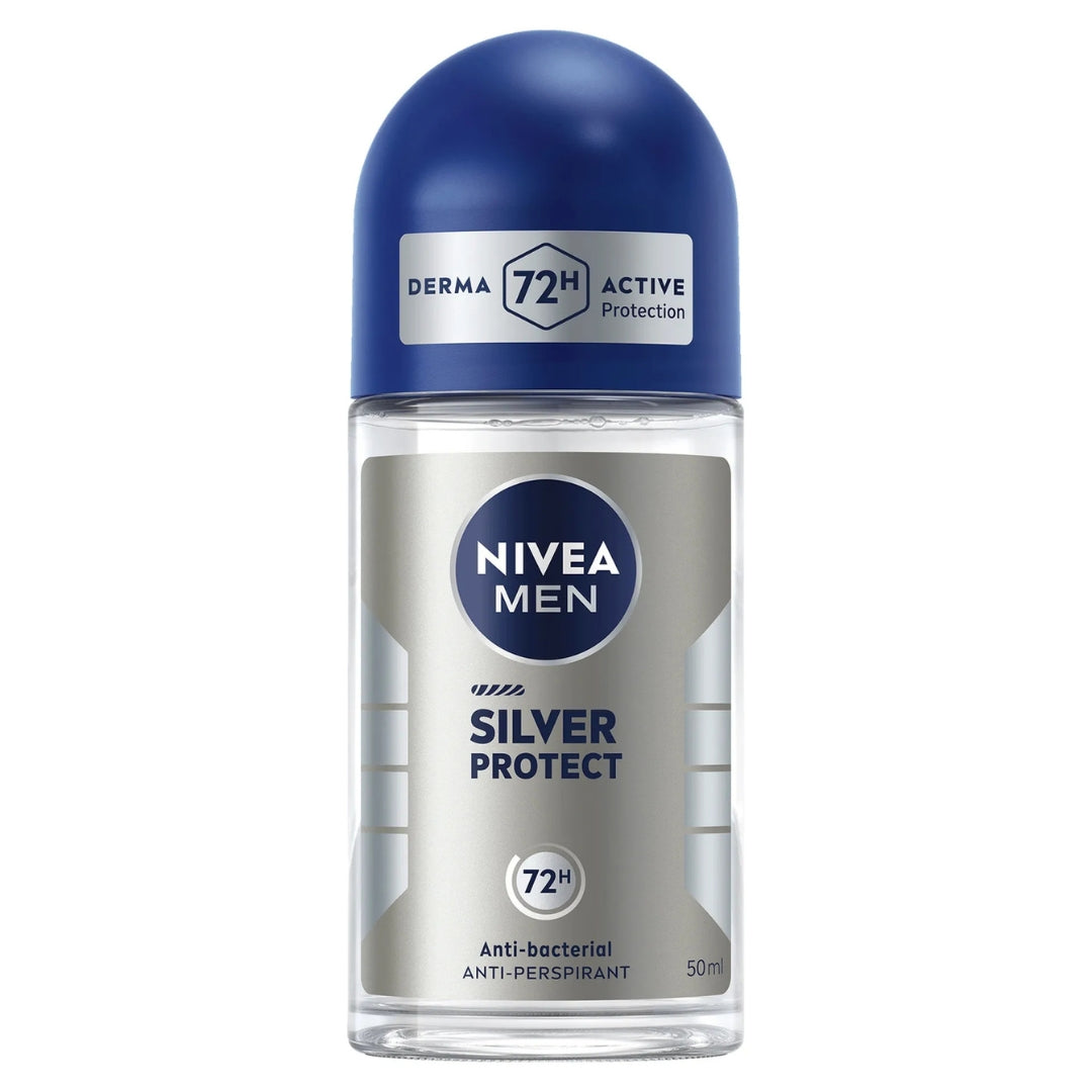 Nivea Men Silver Protect Antibacterial Roll-On (50ml)