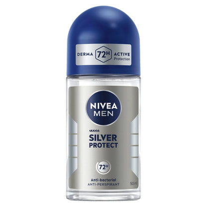 Nivea Men Silver Protect Antibacterial Roll-On (50ml)