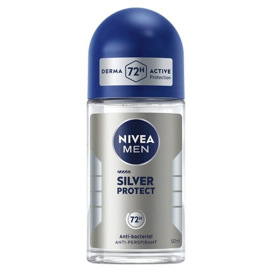 Nivea Men Silver Protect Antibacterial Roll-On (50ml)