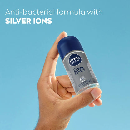 Nivea Men Silver Protect Antibacterial Roll-On (50ml)