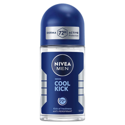 NIVEA MEN Cool Kick Roll-On Deodorant (50ml)