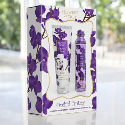 Emper Flower’s Secret Orchid Fantasy Gift Set 250ml Body Mist & 250ml Lotion