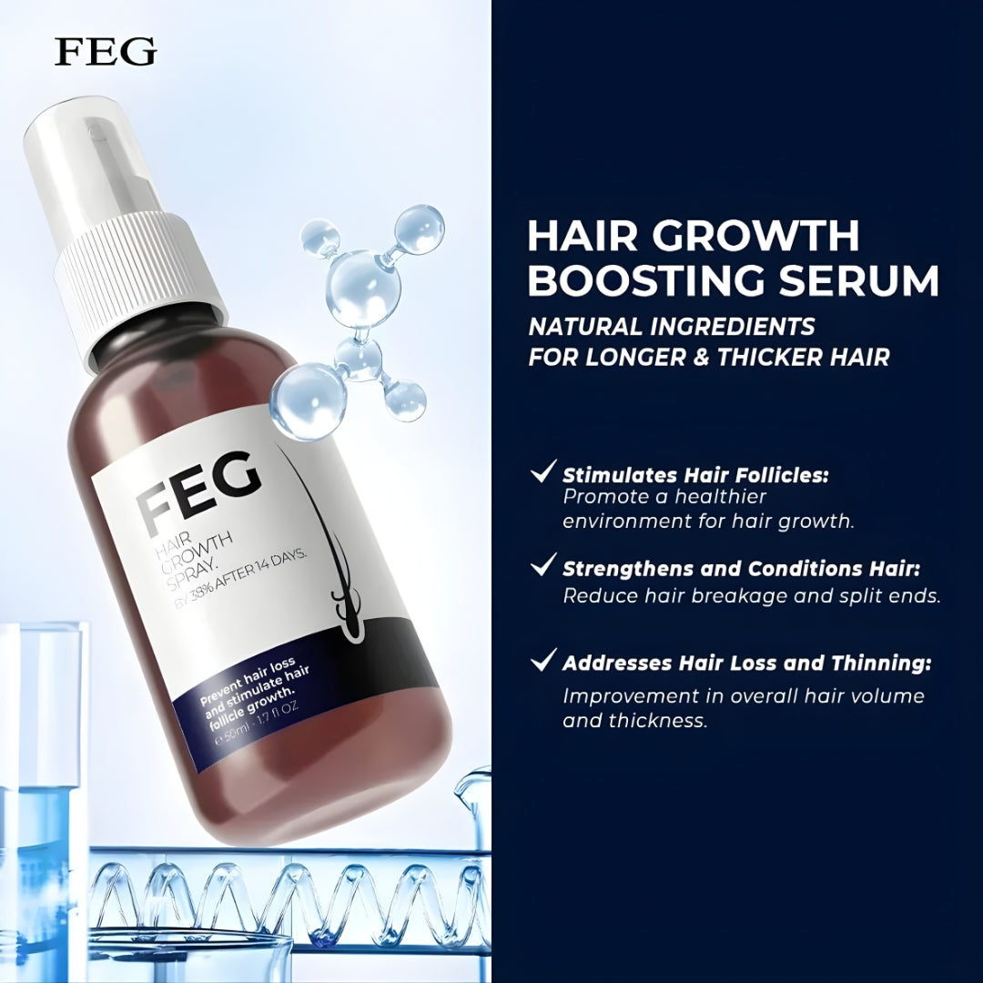 FEG Plus Hair Growth Spray for Hair Loss Control – 50ml