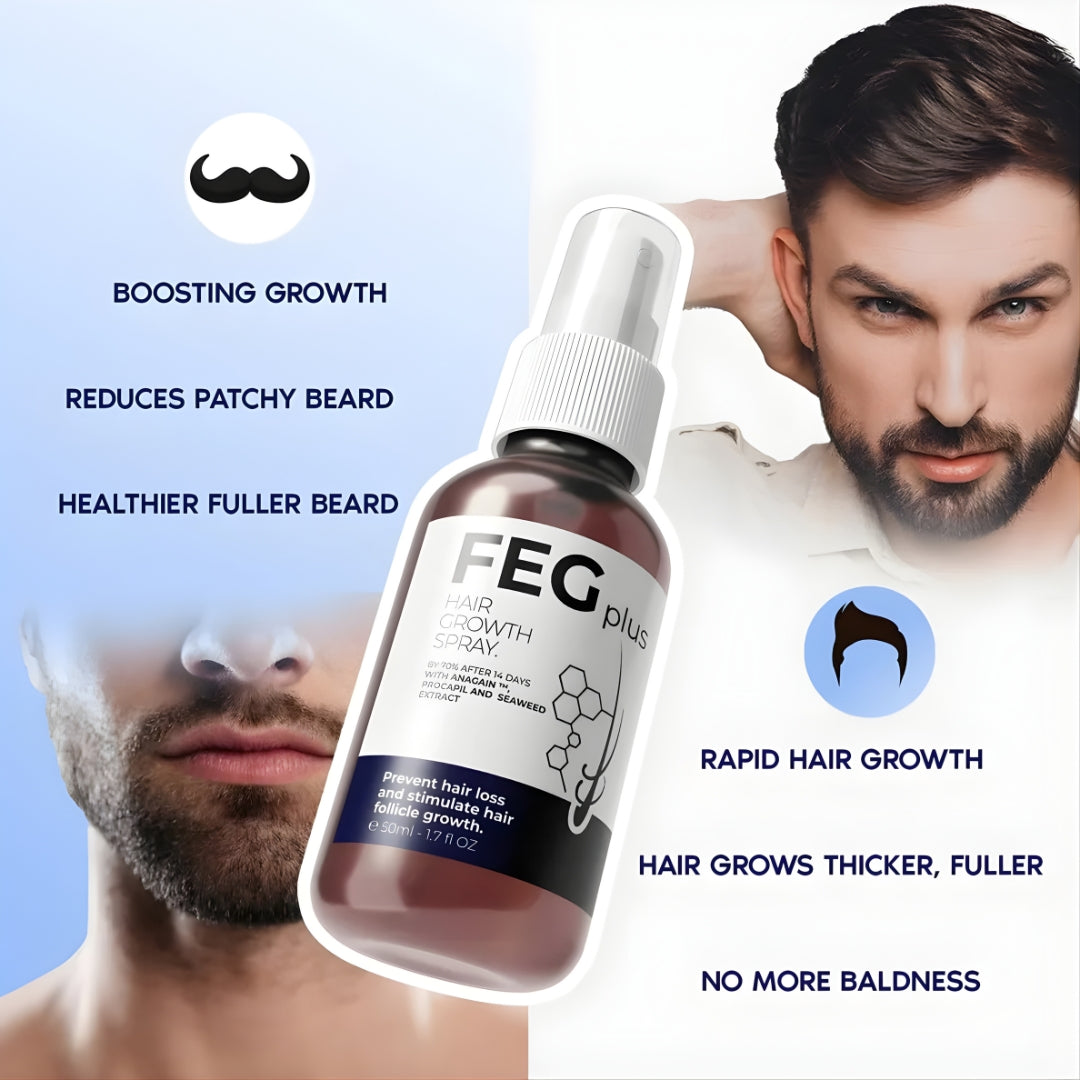 FEG Plus Hair Growth Spray for Hair Loss Control – 50ml