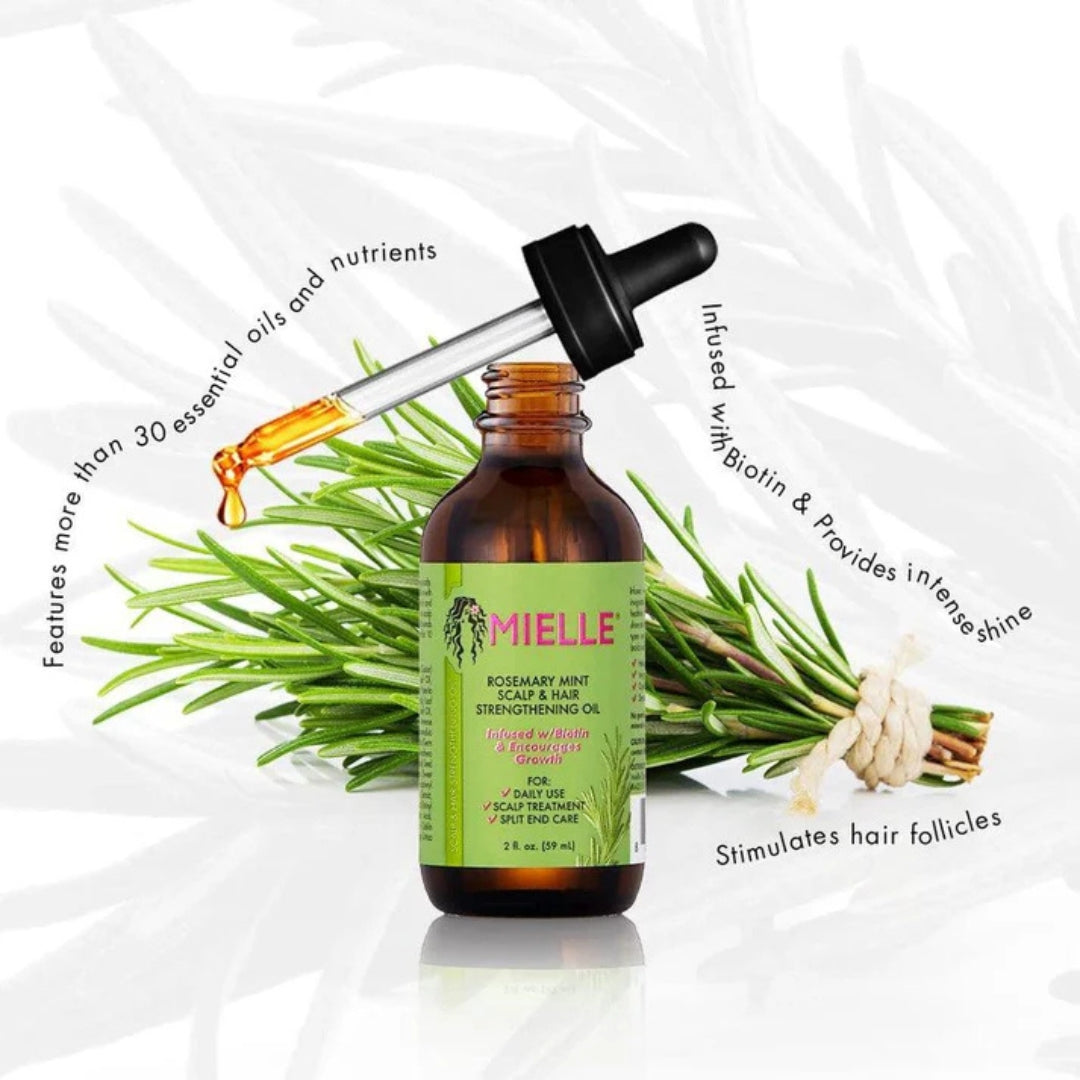 Mielle Rosemary Mint Scalp & Hair Strengthening Oil (59ml)