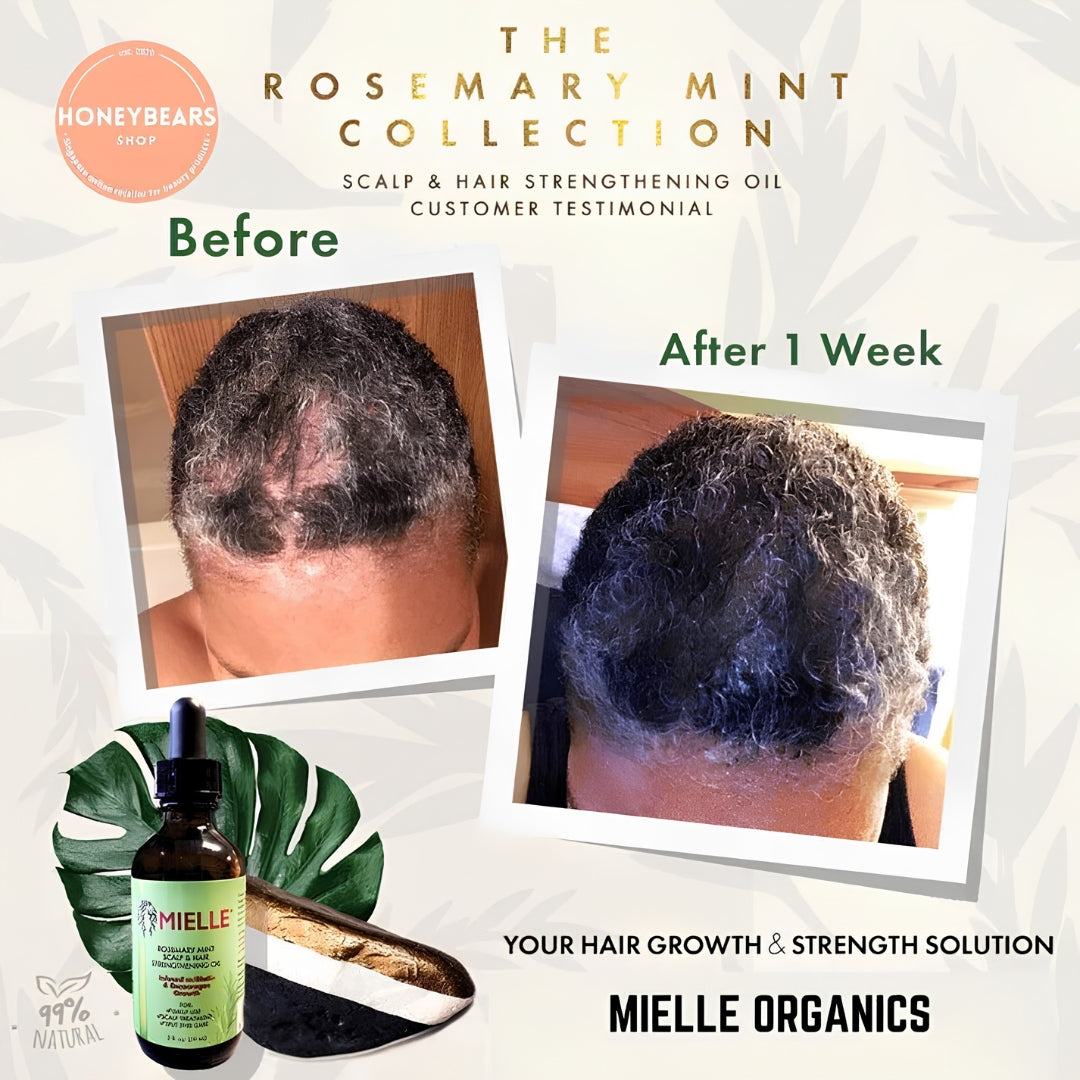 Mielle Rosemary Mint Scalp & Hair Strengthening Oil (59ml)