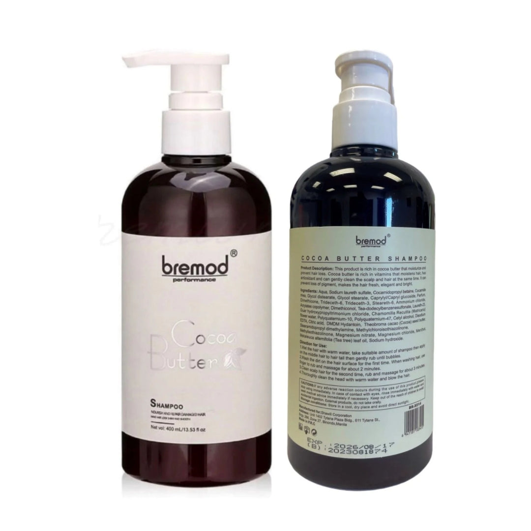 Bremod Performance Cocoa Butter Shampoo & Conditioner Set (400ml + 400ml)