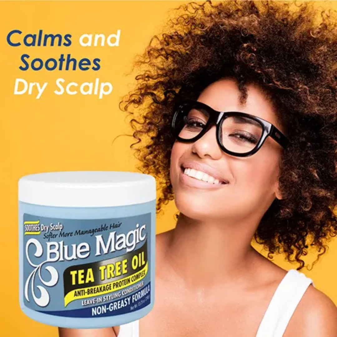 Blue Magic Tea Tree Oil Leave-In Styling Conditioner (390g)