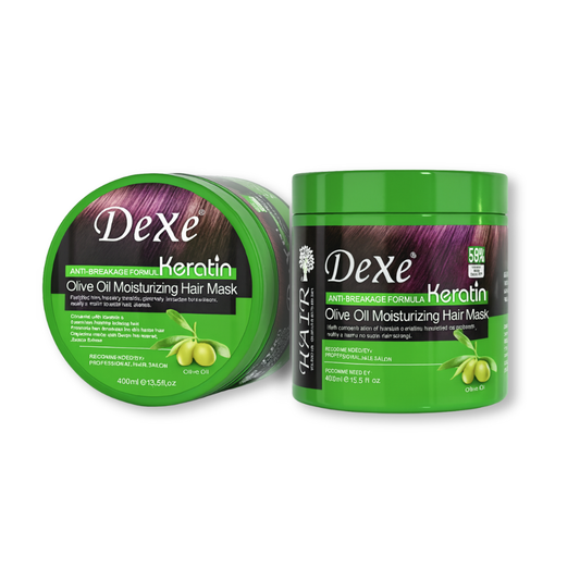 Dexe Olive Oil Moisturizing Hair Mask Anti-Breakage Formula (400ml)