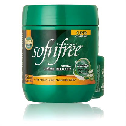 Sofnfree Cortical Creme Relaxer HairXpert for Coarse Hair – 450ml