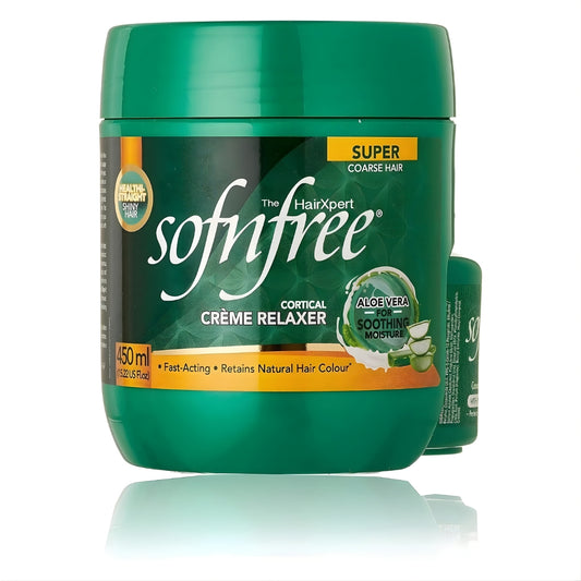 Sofnfree Cortical Creme Relaxer HairXpert for Coarse Hair – 450ml