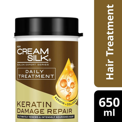 Cream Silk Daily Treatment Keratin Damage Repair 650ml