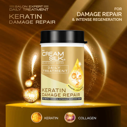 Cream Silk Daily Treatment Keratin Damage Repair 650ml