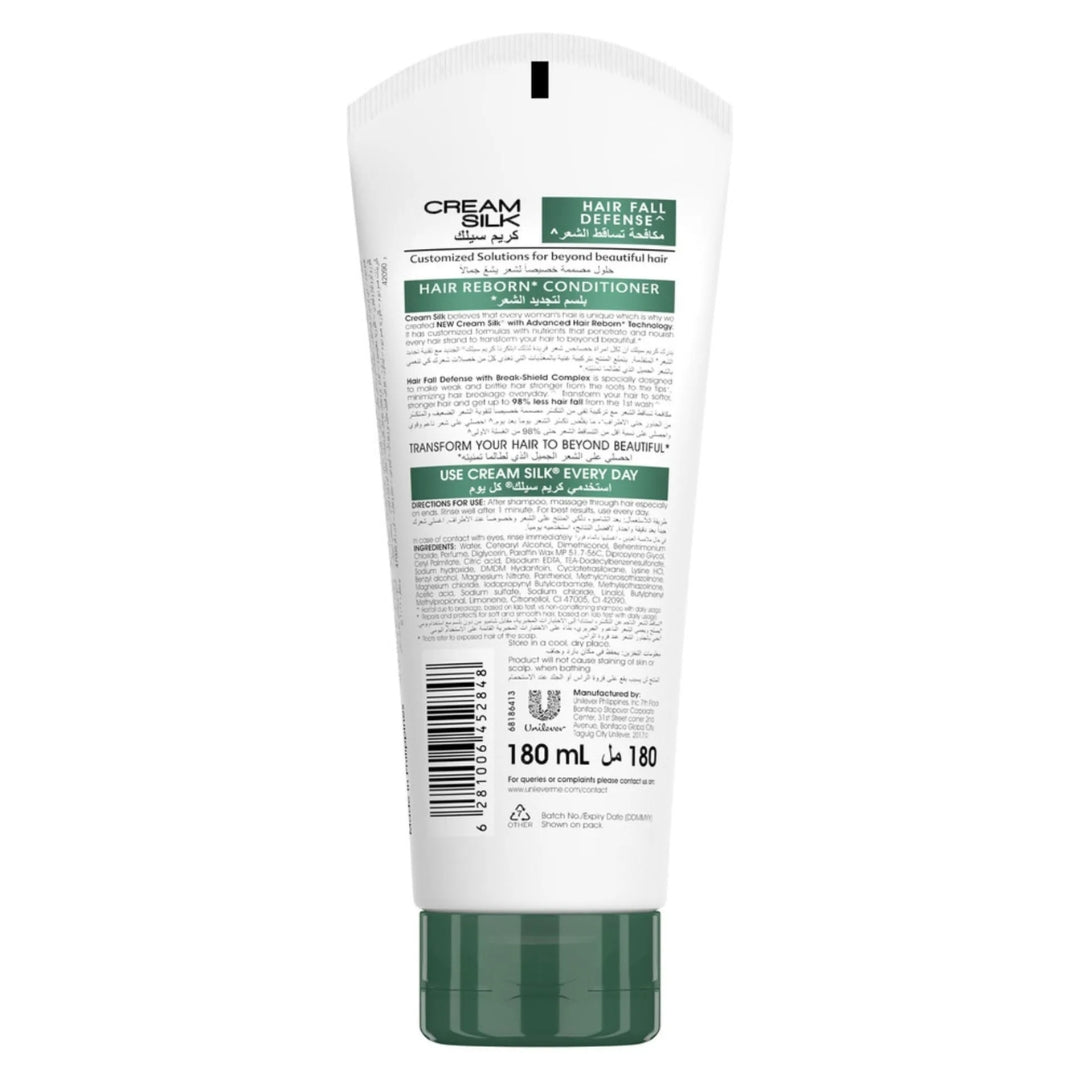 Cream Silk Hair Fall Defense Conditioner (180ml)