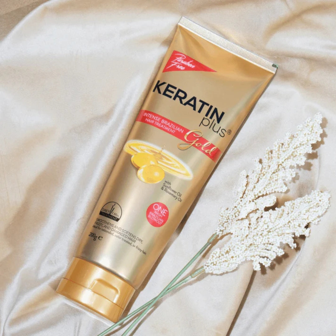 Keratin Plus Gold Intense Brazilian Hair Treatment 200g
