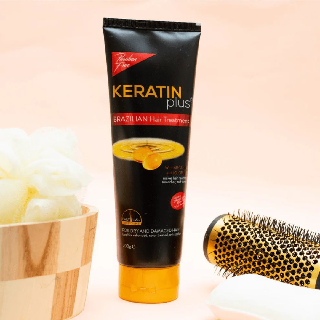 Keratin Plus Black Brazilian Hair Treatment 200g