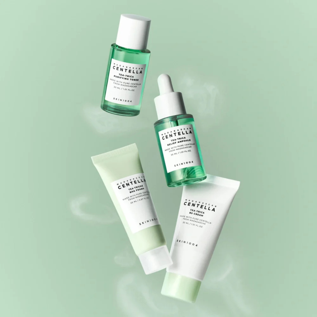 SKIN1004 Centella Tea Trica Travel Kit – Calming & Soothing Skincare Set