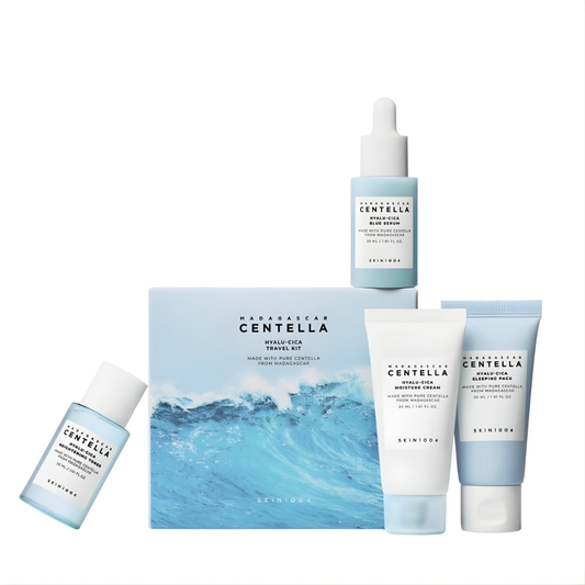 SKIN1004 Madagascar Centella Hyalu-Cica Travel Kit – Hydrating & Brightening Skincare Set