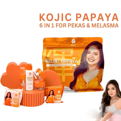 Rosmar Kojic Papaya 6 in 1 Rejuvenating Set
