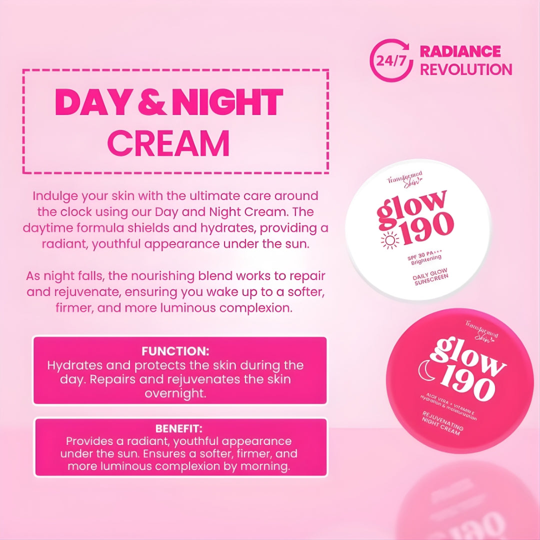 Transformed Skin Glow 190 Rejuvenating Set