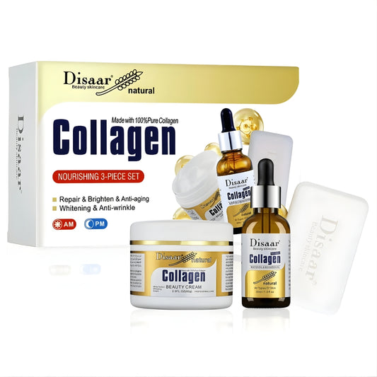 Disaar Collagen Nourishing Skin Care Set (3-Piece Set)