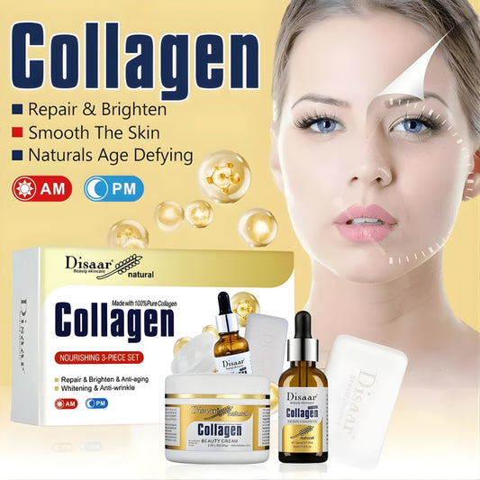Disaar Collagen Nourishing Skin Care Set (3-Piece Set)