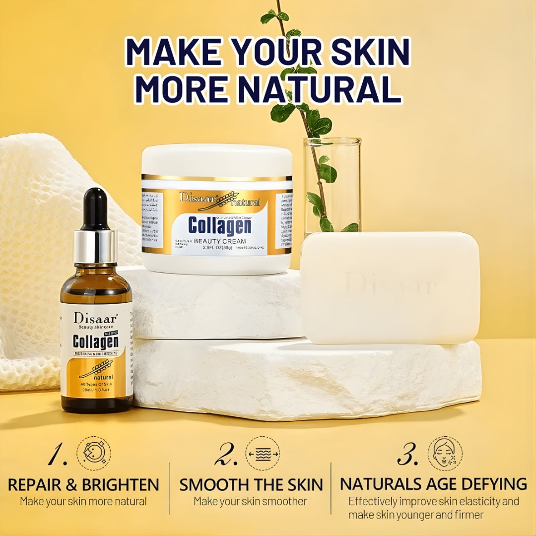 Disaar Collagen Nourishing Skin Care Set (3-Piece Set)
